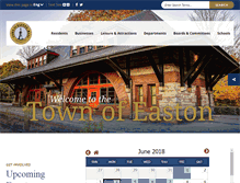 Tablet Screenshot of easton.ma.us