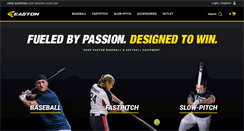 Desktop Screenshot of easton.com